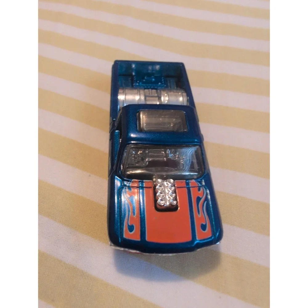 Hot Wheels Custom 72 Chevy Luv Pickup Truck 2015 Blue Hot Trucks Rare 1:64